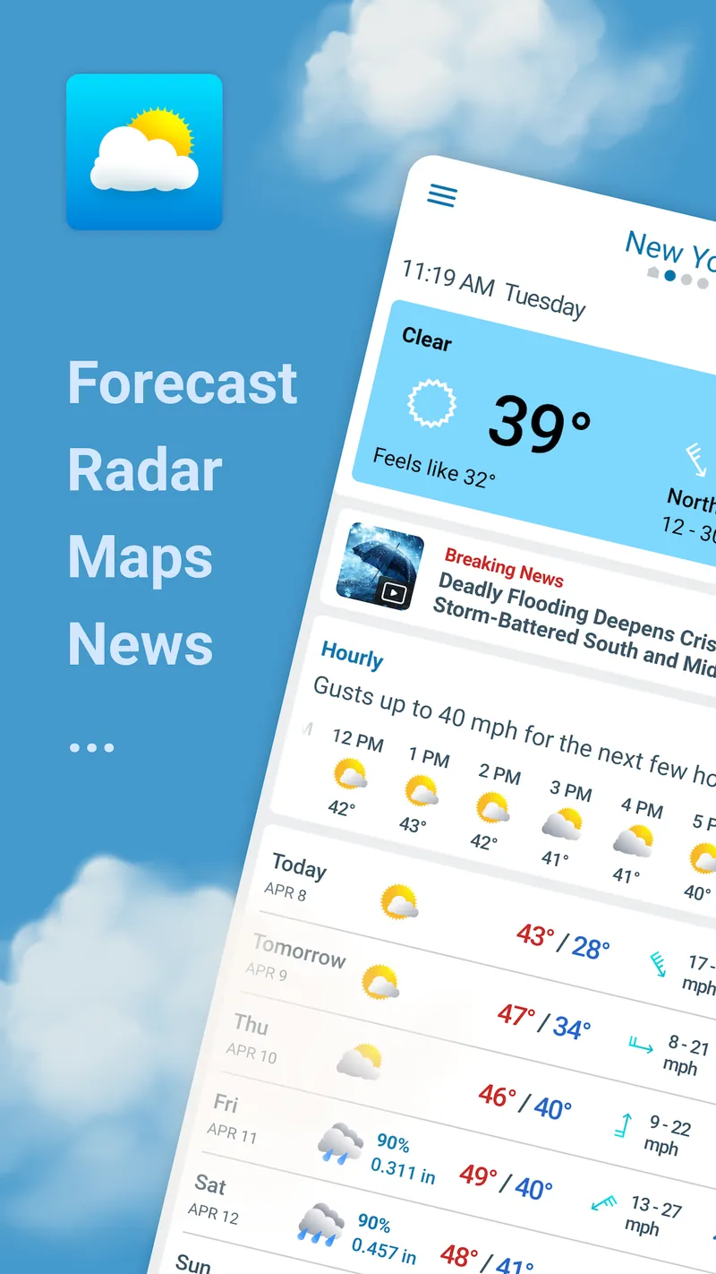 Weather Radar - Meteored News screenshot 1