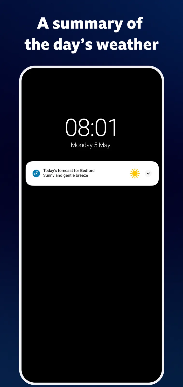 BBC Weather screenshot 2