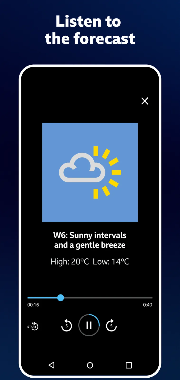 BBC Weather screenshot 3