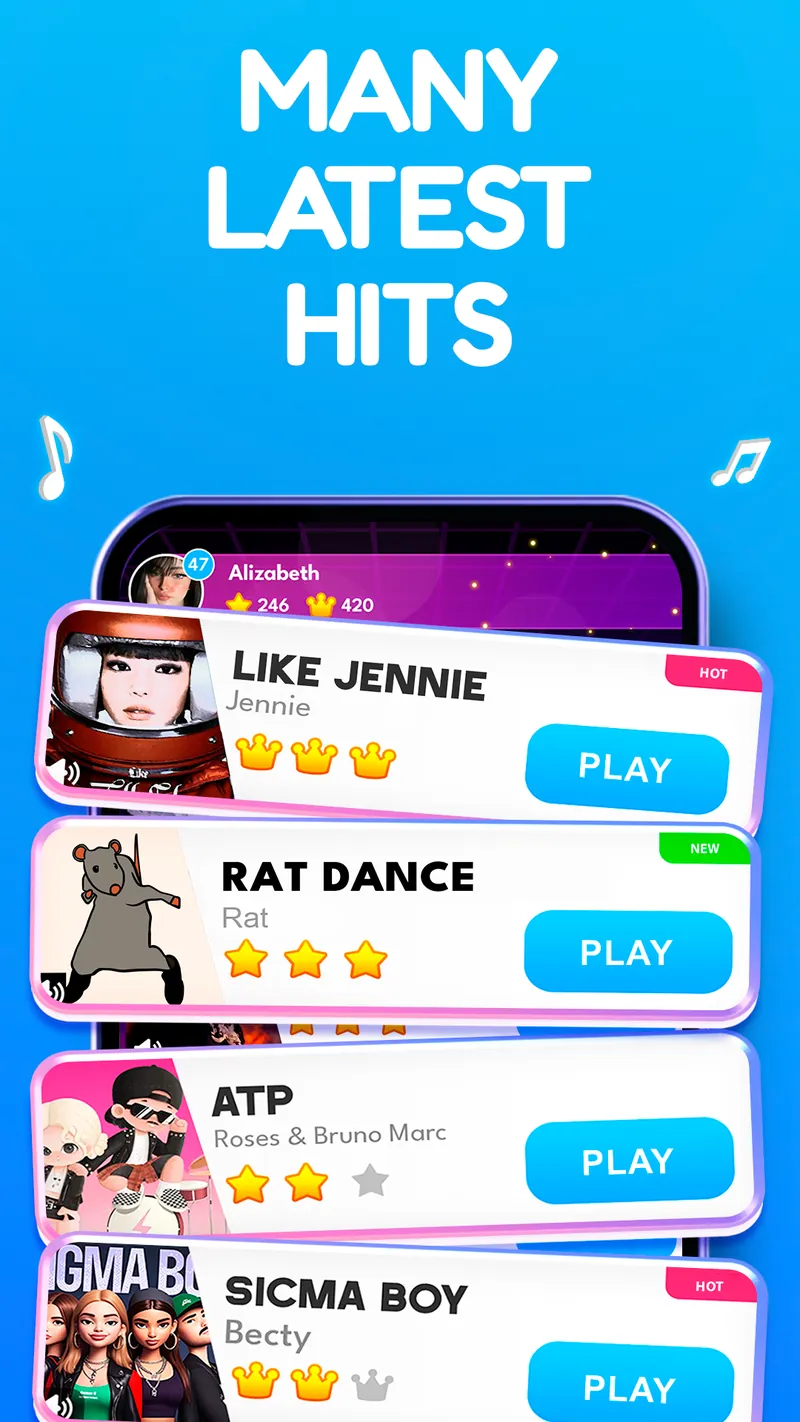 Piano Secret Tiles: Music Game screenshot 1