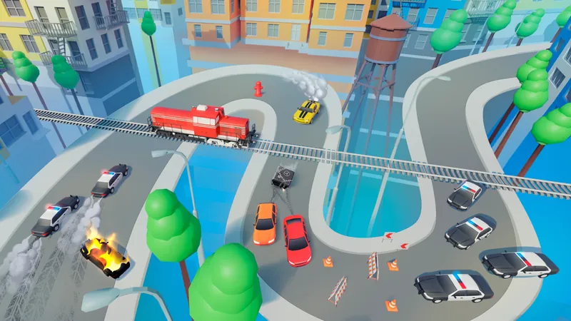 Line Race: Police Pursuit screenshot 2
