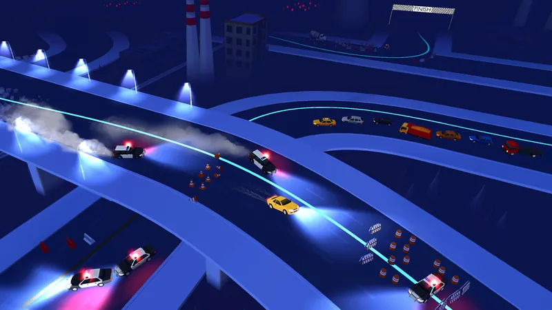 Line Race: Police Pursuit screenshot 3