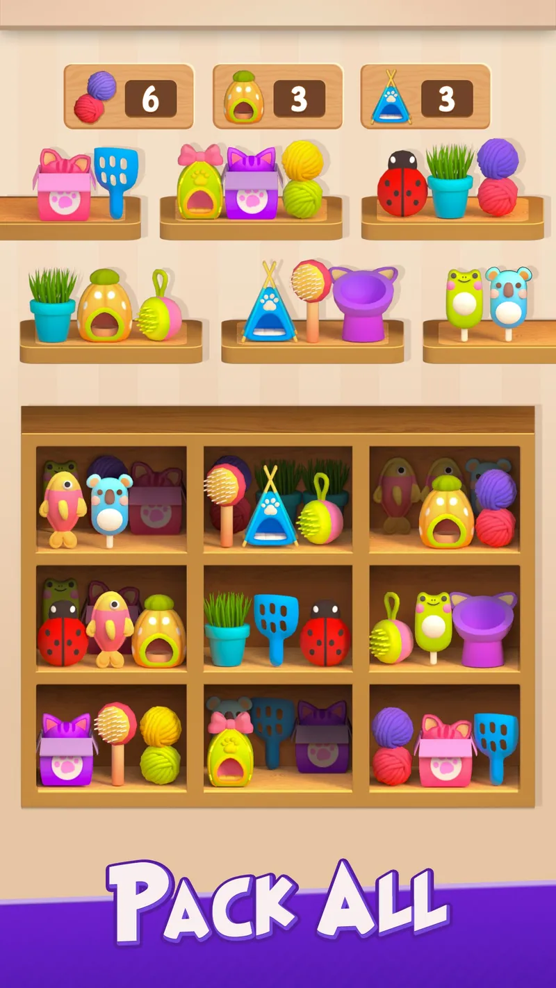 Goods Triple - Cat Goods Sort screenshot 4