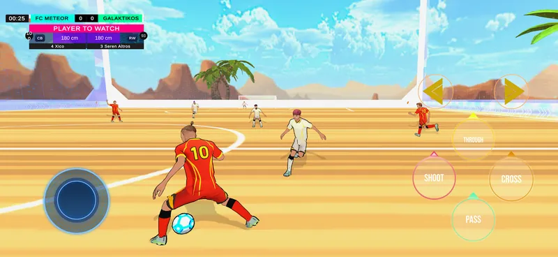 Galaxy Soccer : 3v3 Rematches screenshot 2