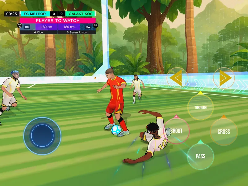 Galaxy Soccer : 3v3 Rematches screenshot 5