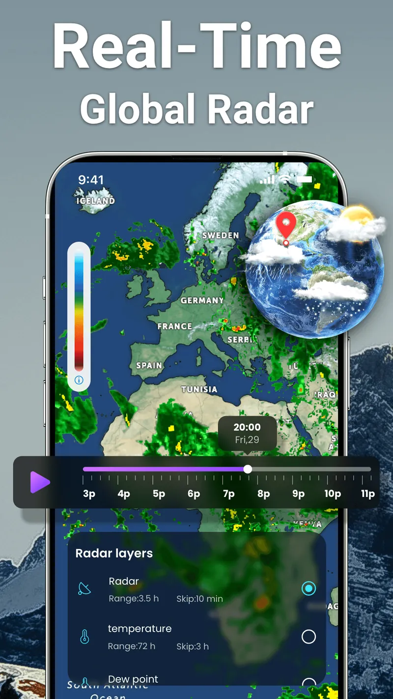 Weather: Live radar & widgets screenshot 2