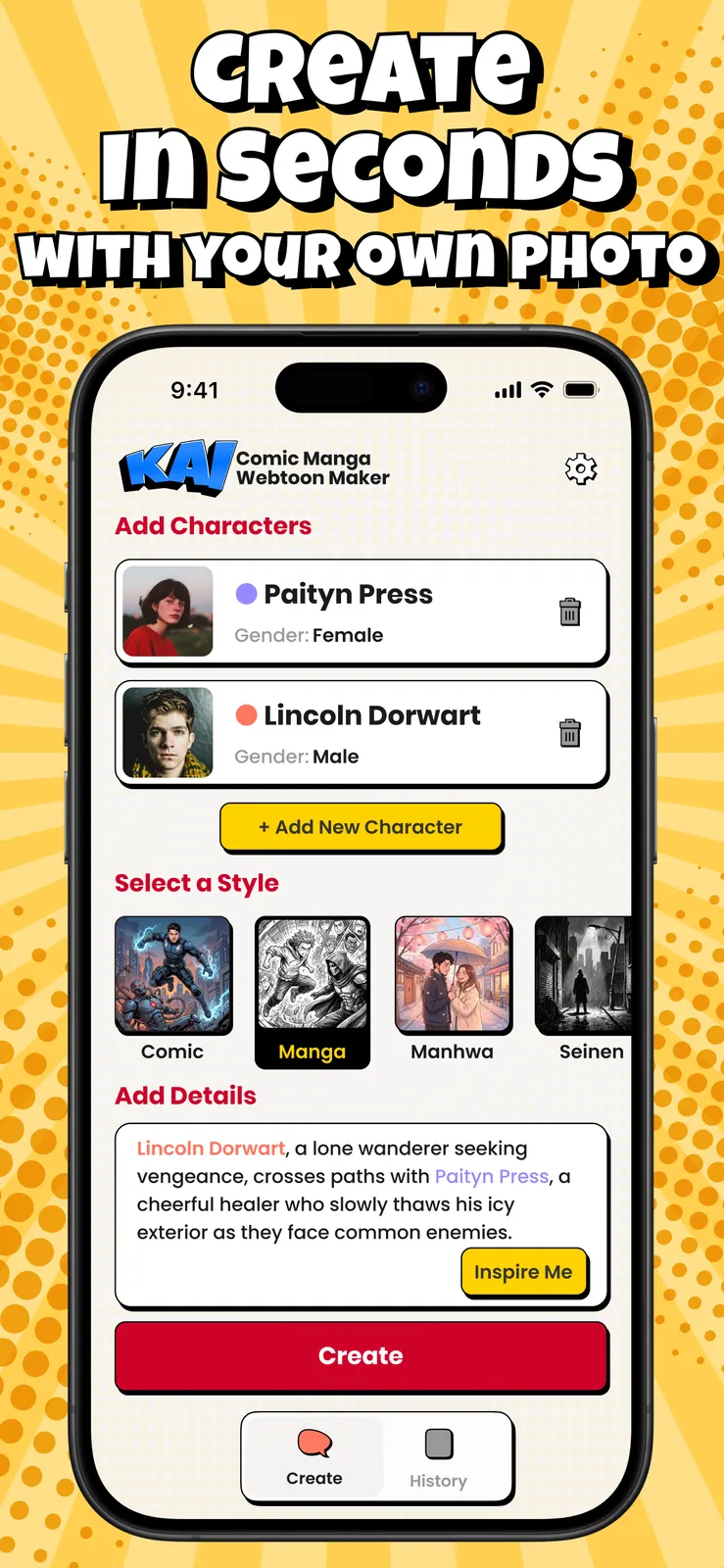 KAI: Comic Maker Manga, Manhwa screenshot 2