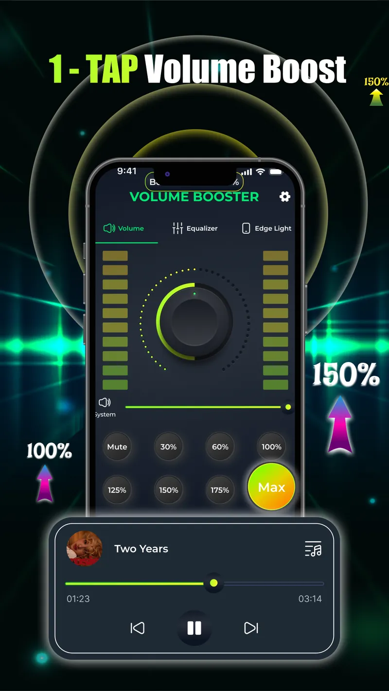 Volume Booster - Music & Sound screenshot 1