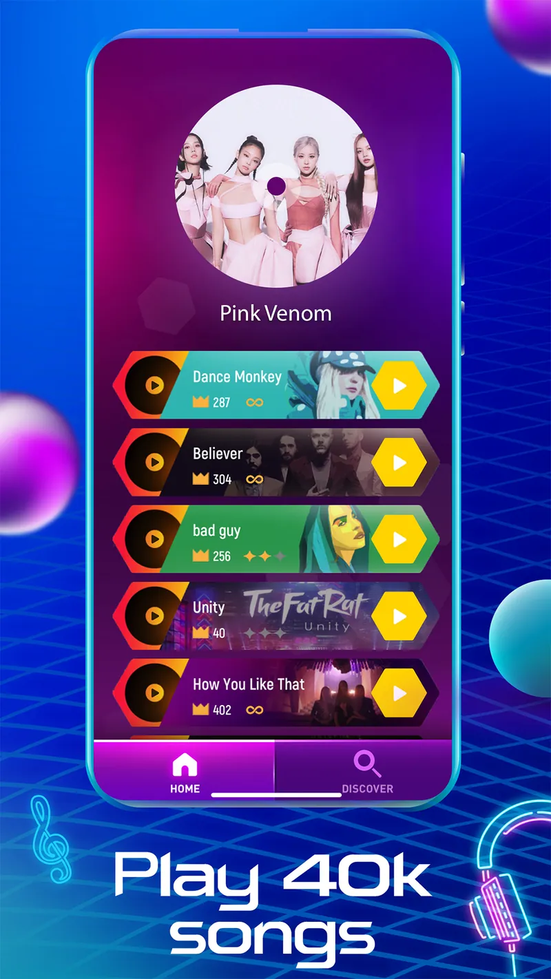 Tiles Hop Music & Ball Game screenshot 1