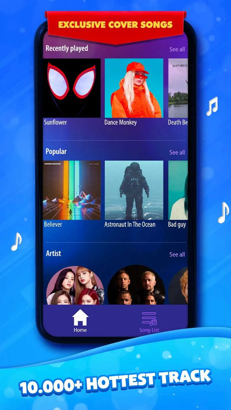 Duet Tiles - Rhythm Music Game screenshot 1