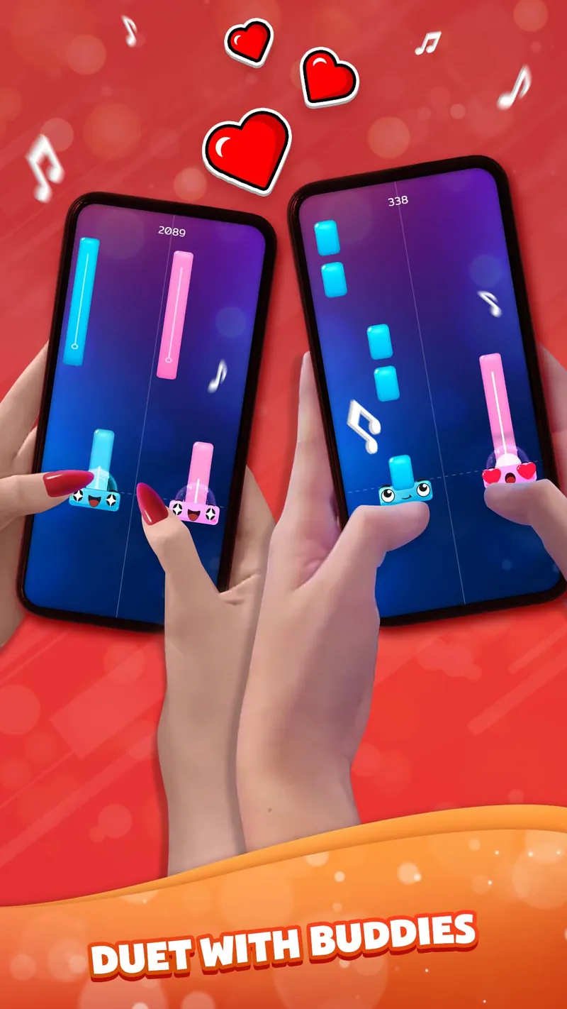 Duet Tiles - Rhythm Music Game screenshot 2
