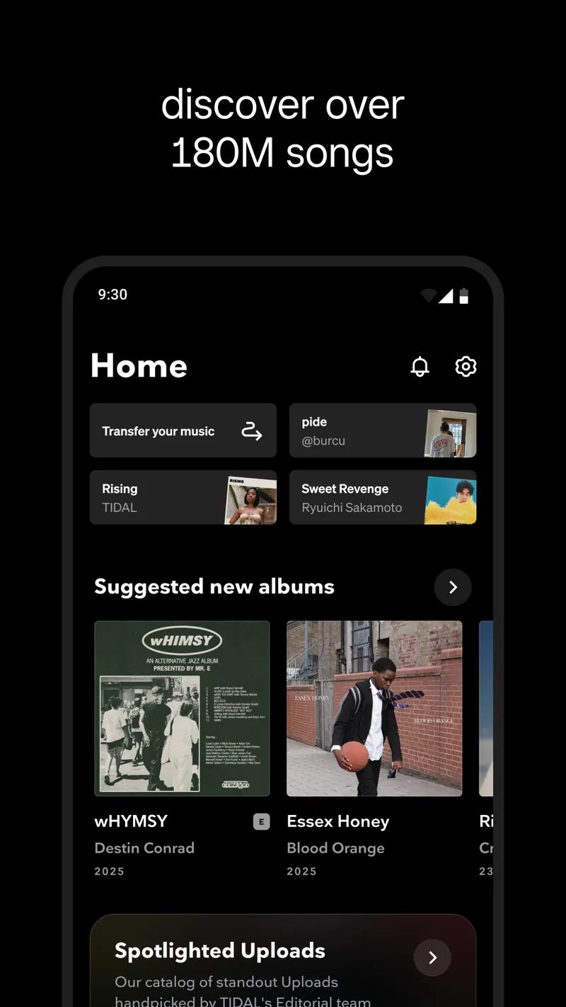 TIDAL Music: HiFi sound screenshot 4