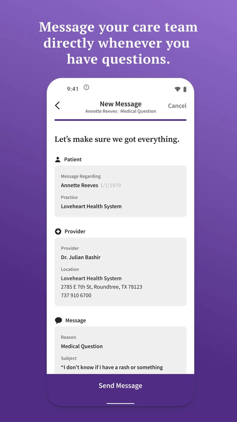 athenaPatient screenshot 3