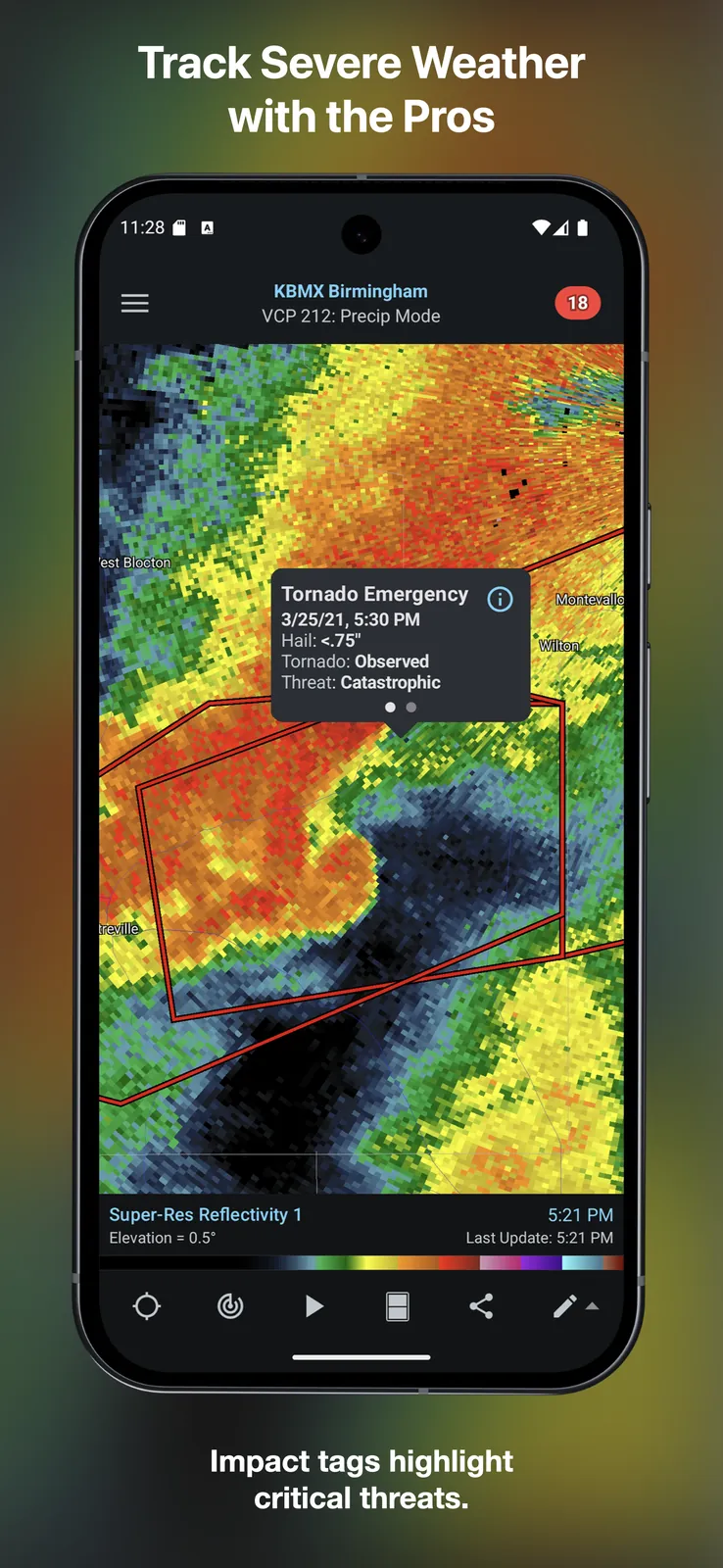 RadarScope screenshot 2