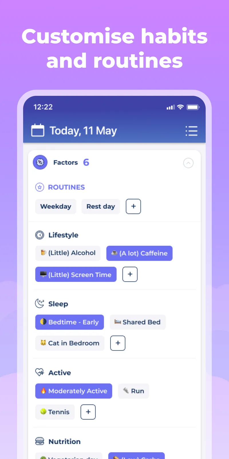 Symptom, Mood & Period Tracker screenshot 5