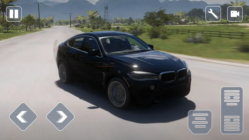 Car Driving Simulator BMW X6 screenshot 5