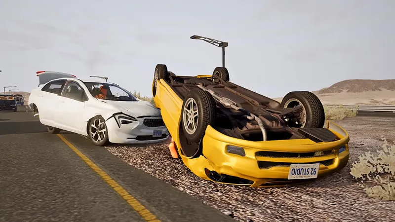 Beam drive car crash test screenshot 3