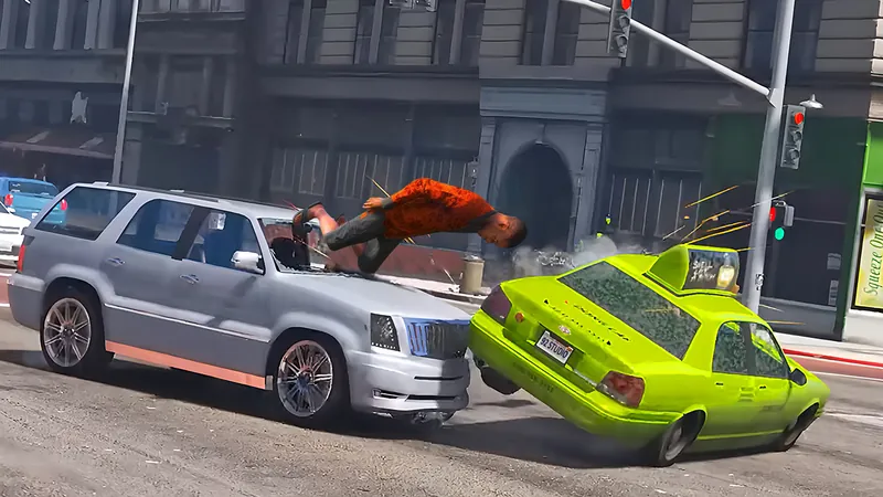 Beam drive car crash test screenshot 4