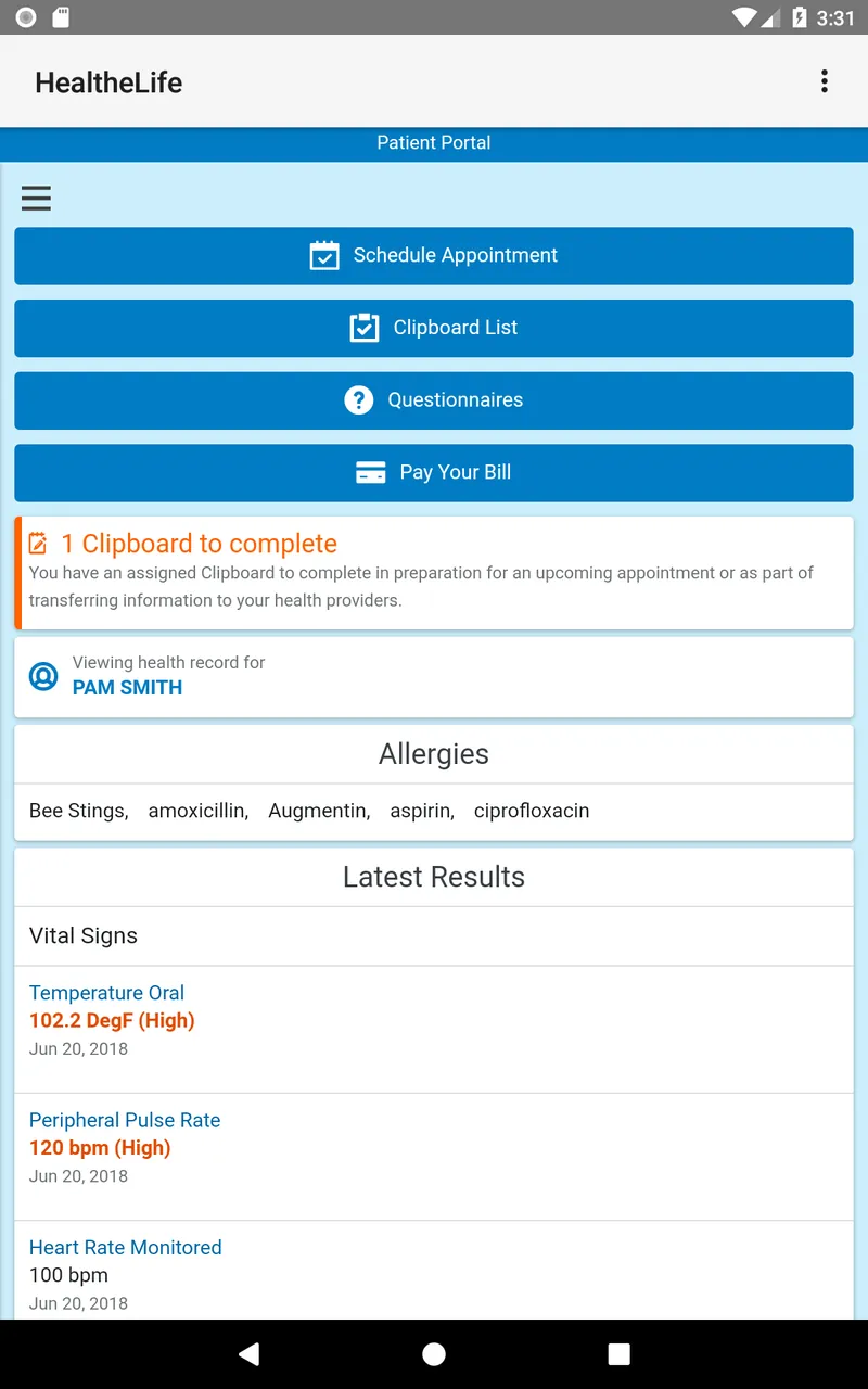 HealtheLife screenshot 5