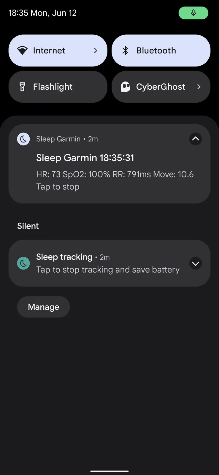 Garmin Sleep Advanced screenshot 5