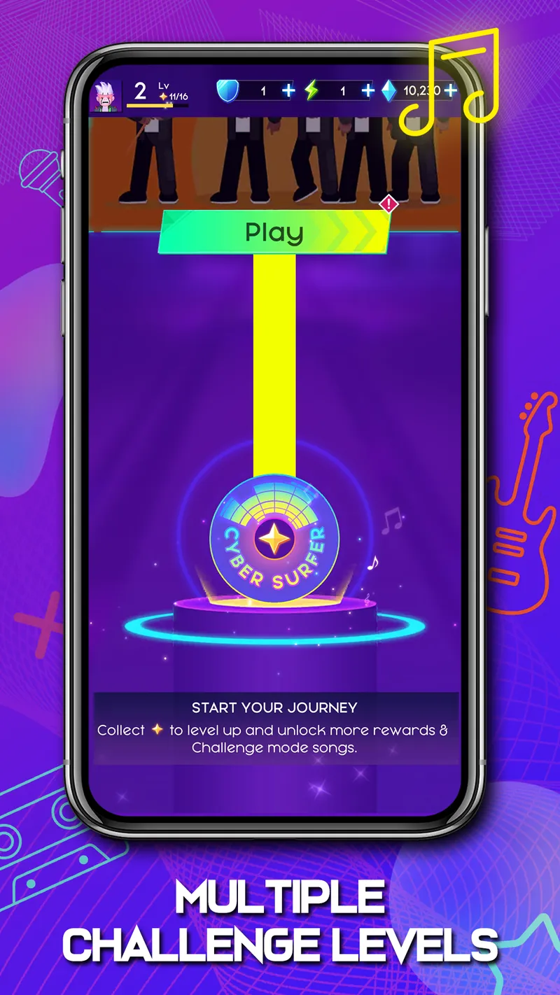 Cyber Surfer : Rhythm Odyssey screenshot 5