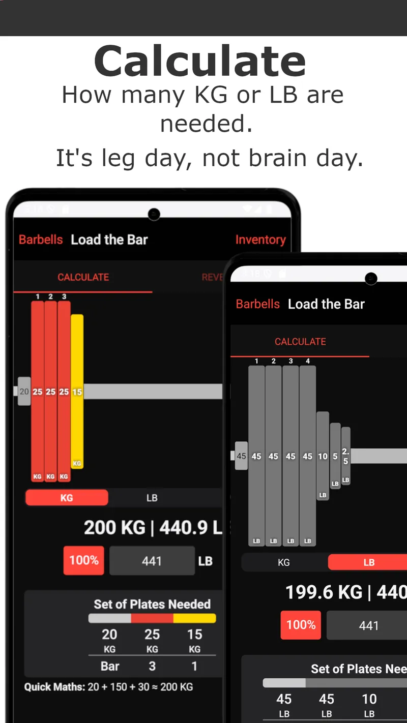 Bar Is Loaded 2 - Gym Math screenshot 1
