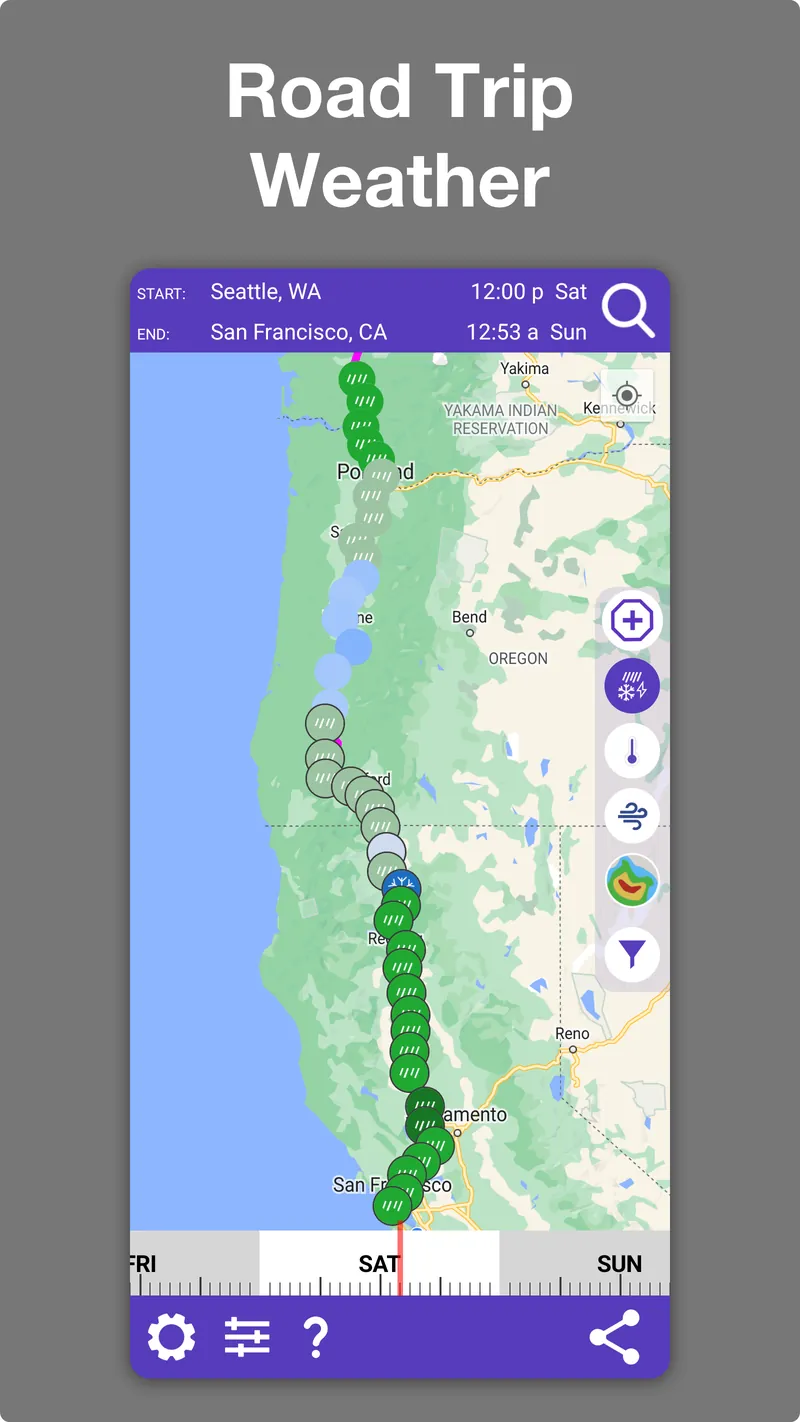 Drive Weather With Live Radar screenshot 2