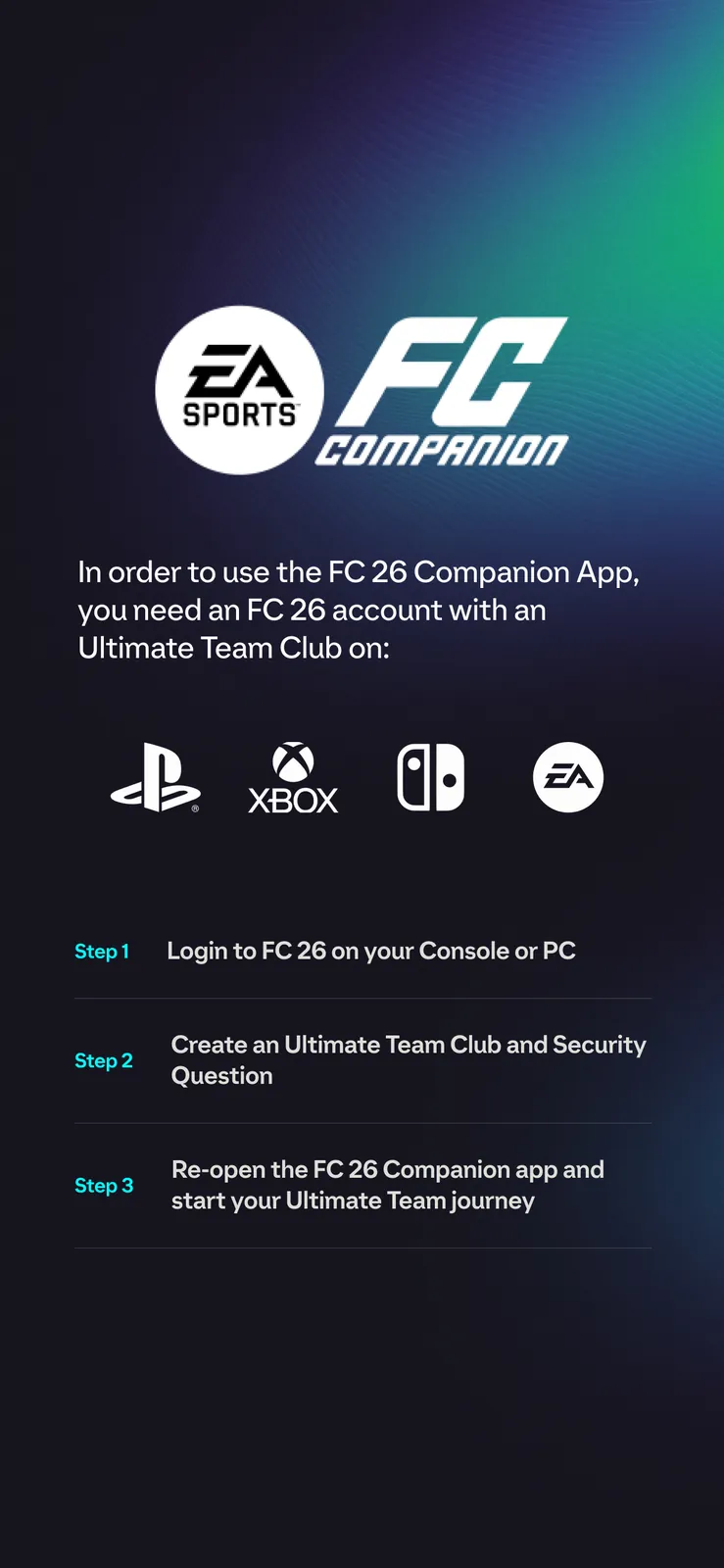 EA SPORTS FC™ 26 Companion screenshot 1