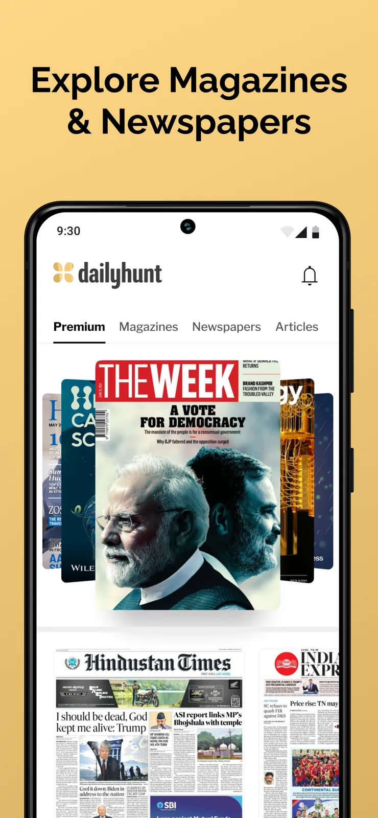 Dailyhunt - News & Magazines screenshot 1