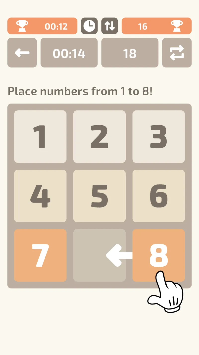 15 Puzzle: Classic Number Game screenshot 1