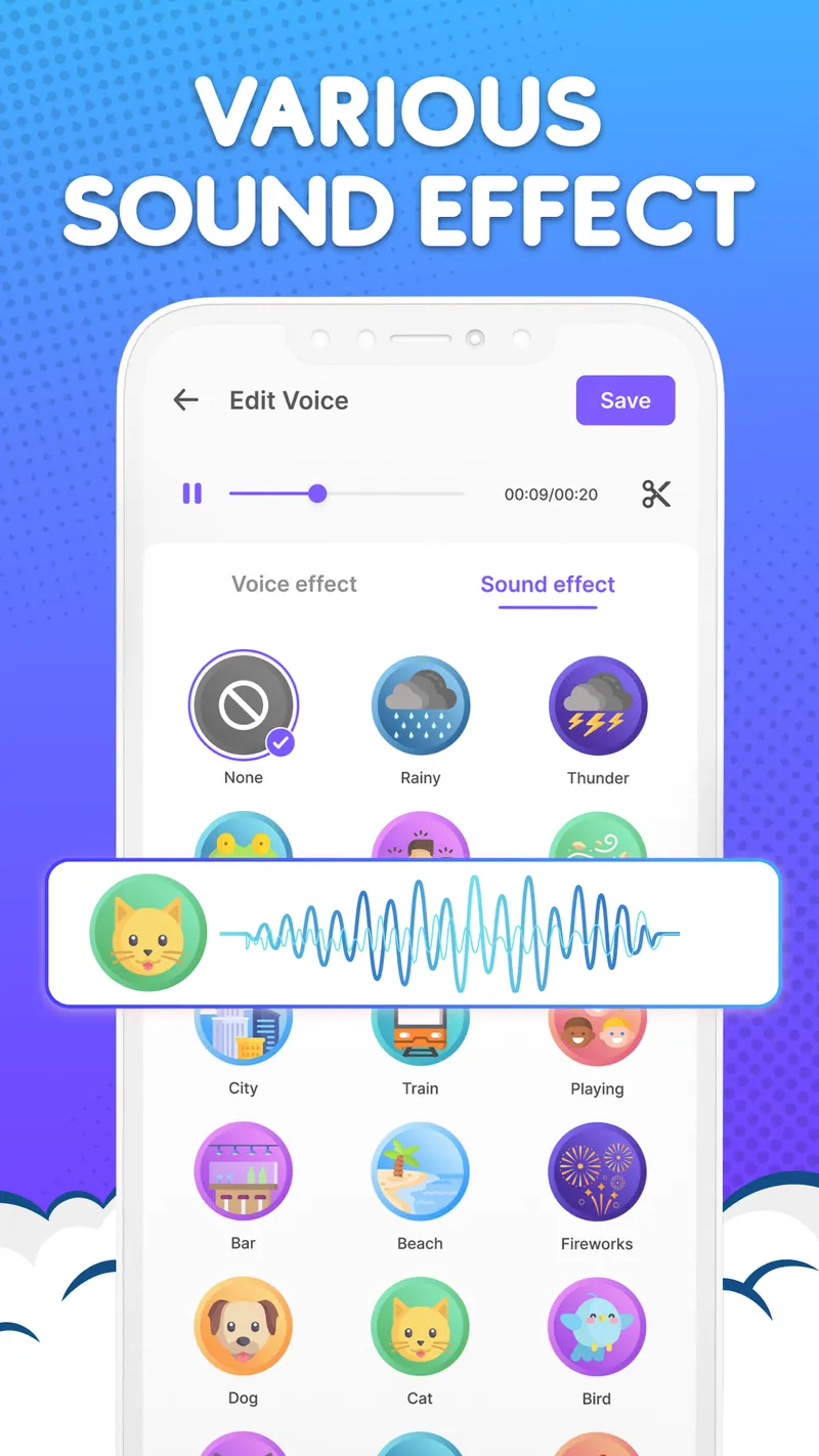 Voice Changer by Sound Effects screenshot 3
