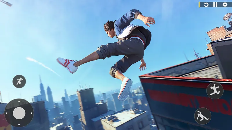 Rooftop Runner: Parkour Games screenshot 2
