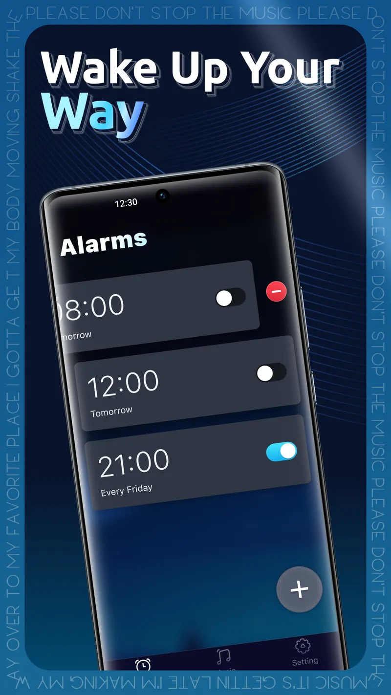 Geta Alarm Music Player screenshot 1