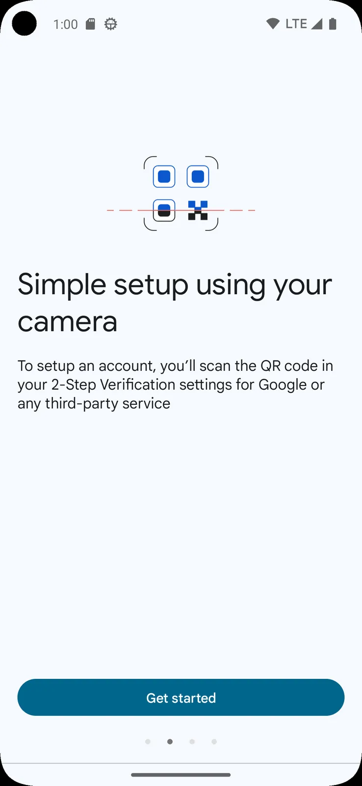 Google Authenticator screenshot 2