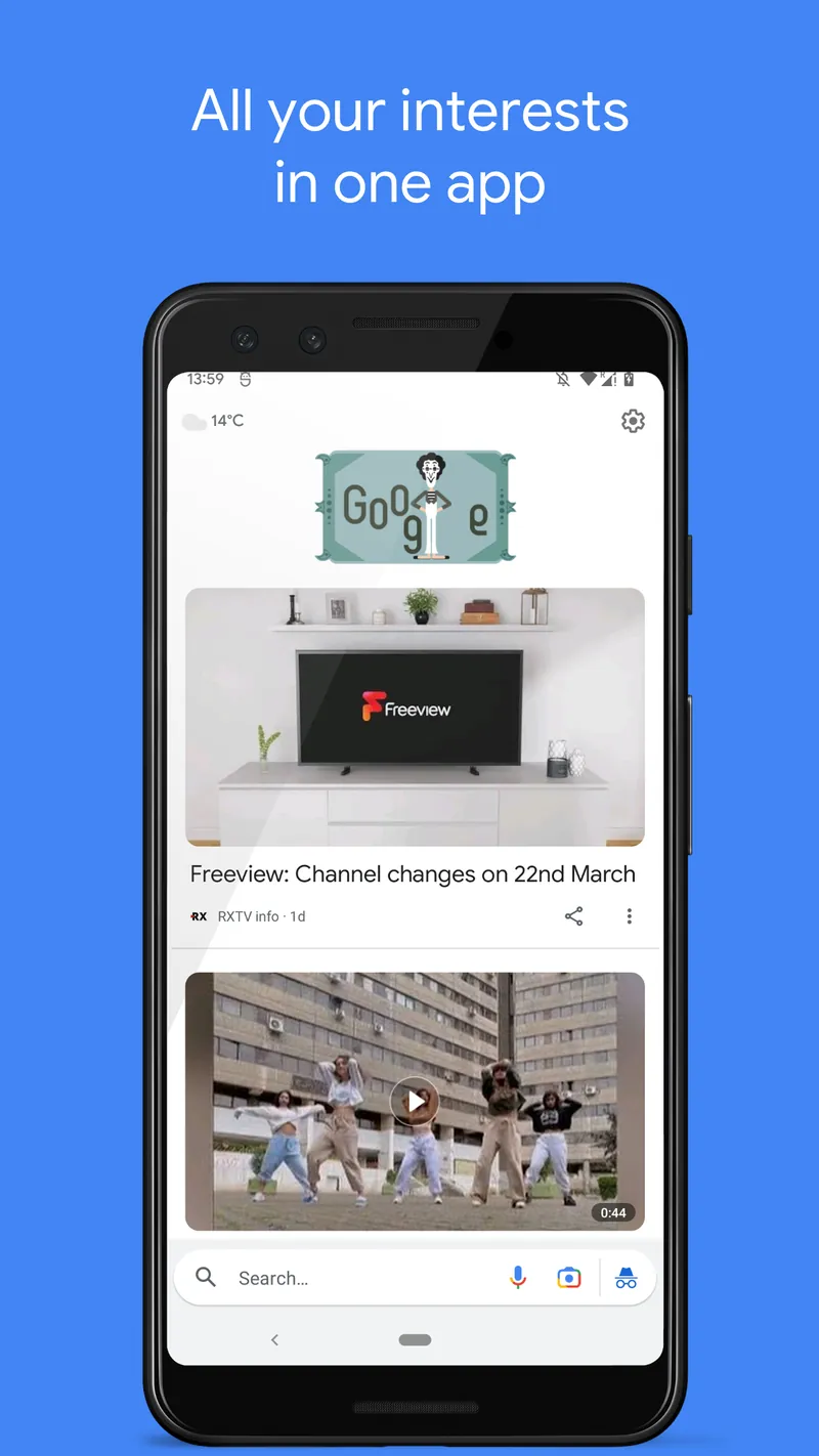 Google Go screenshot 1