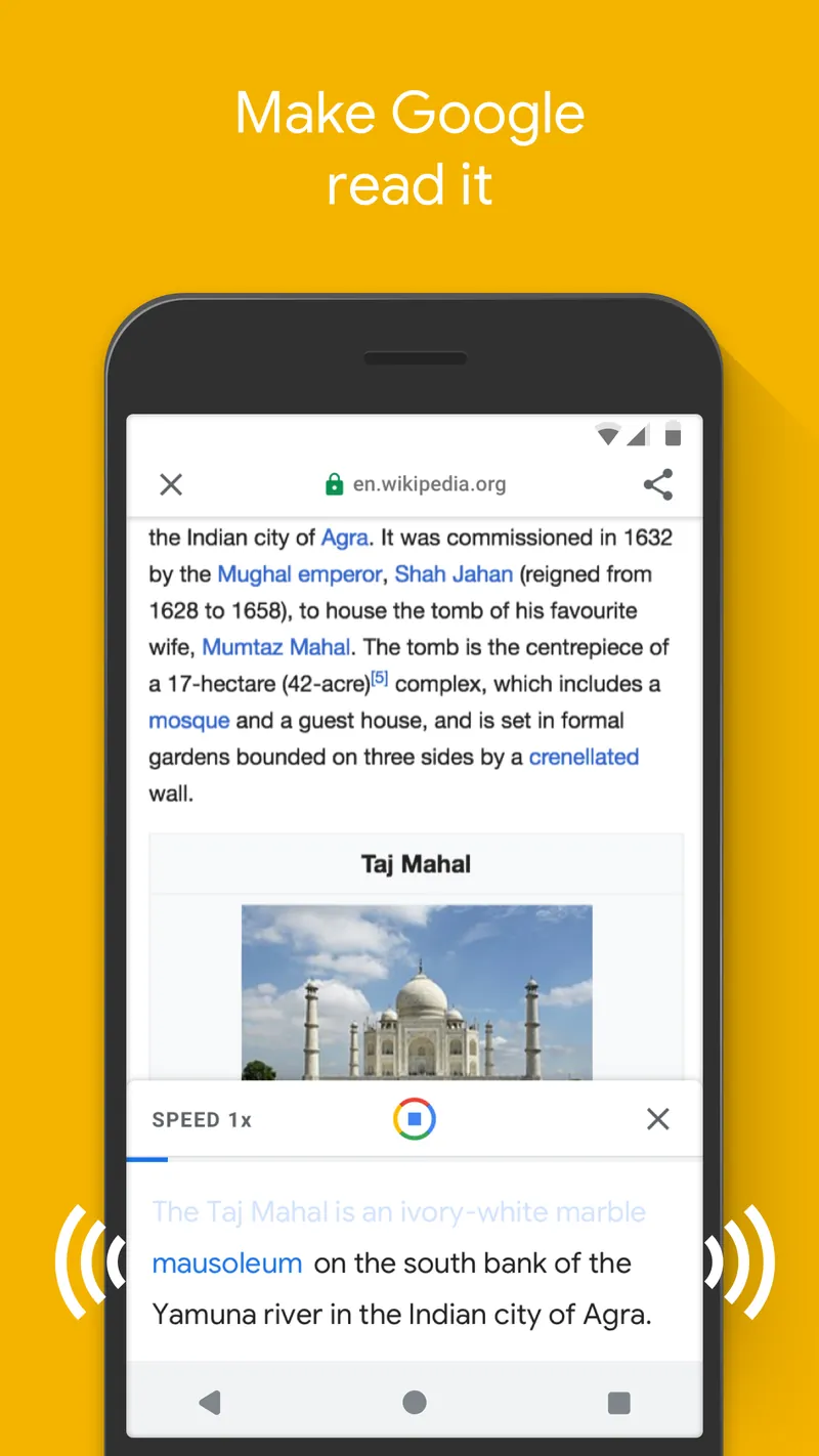 Google Go screenshot 2