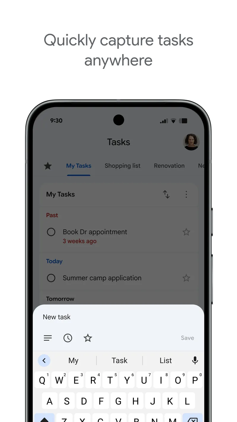 Google Tasks screenshot 1