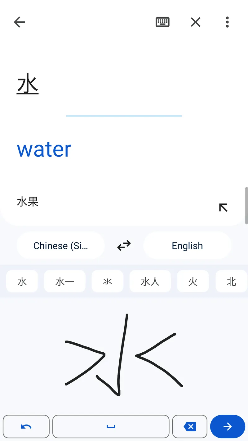 Google Translate screenshot 4