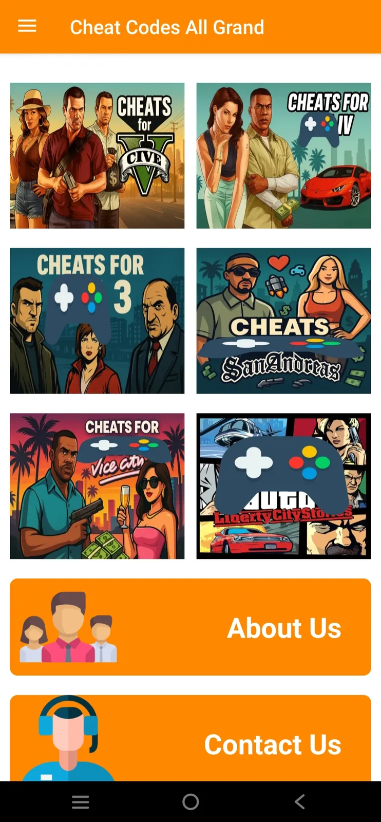 Cheat Codes All GTA screenshot 4