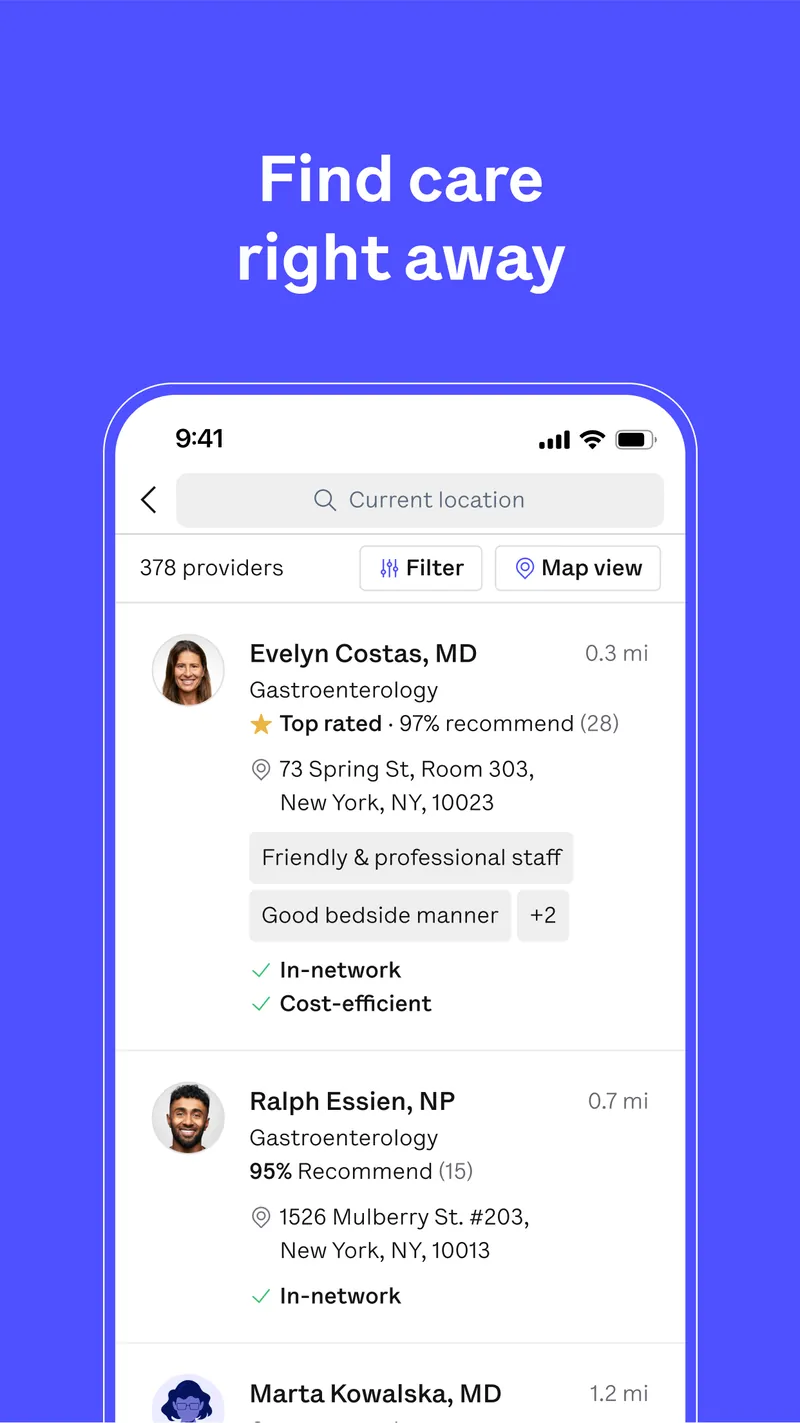 Oscar Health screenshot 2