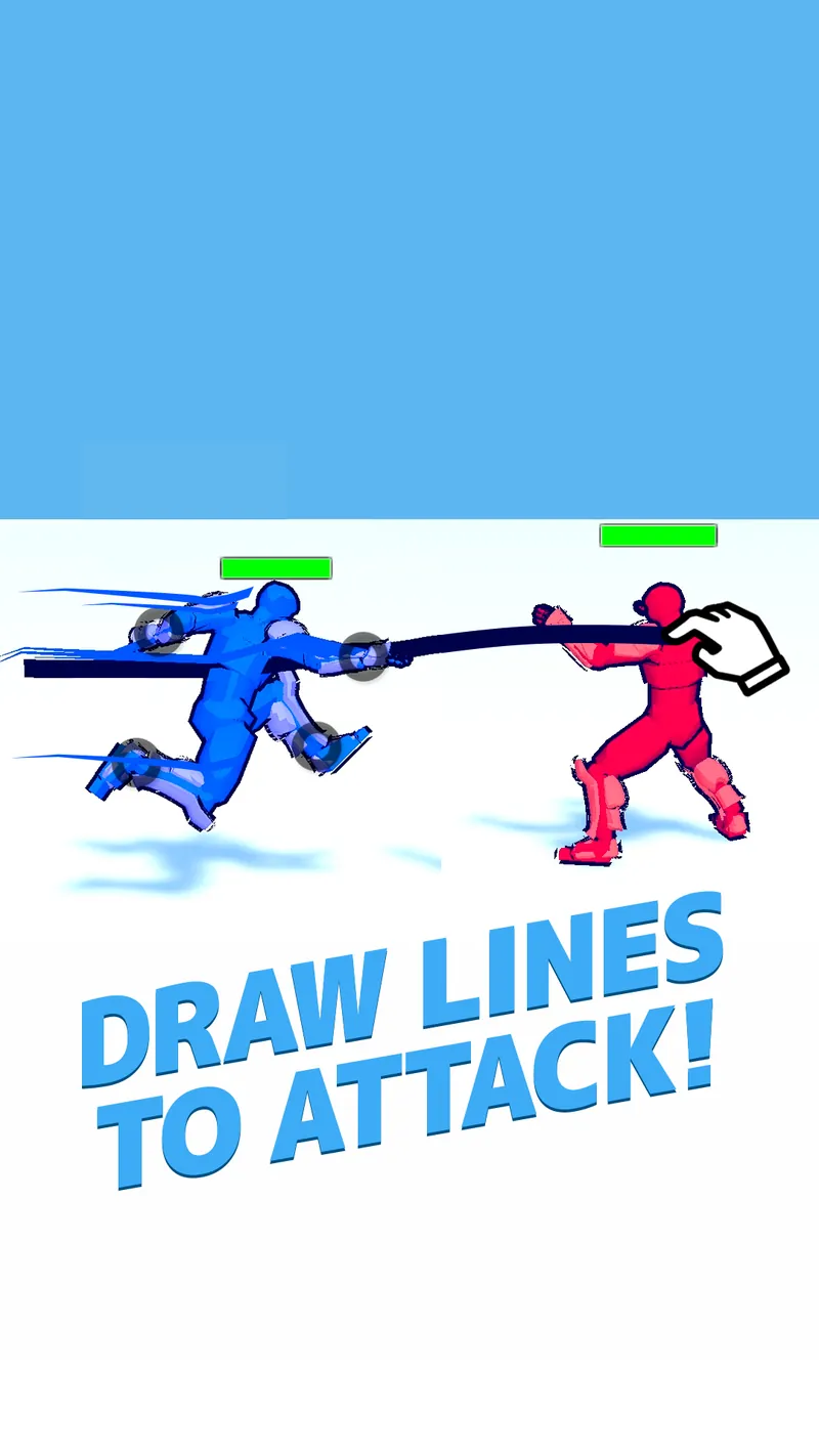 Draw Action: Freestyle Fight screenshot 1