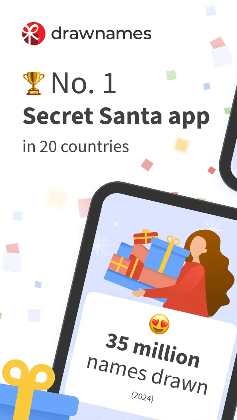 drawnames | Secret Santa app screenshot 1