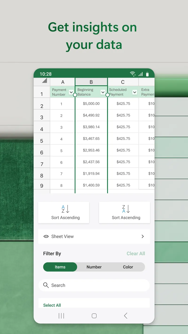 Microsoft Excel: Spreadsheets screenshot 4