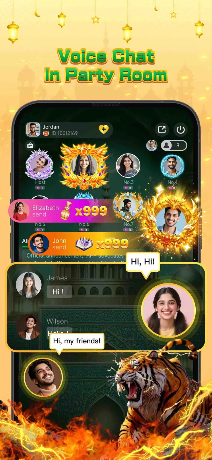 Faya Star - Voice Chat & Fun screenshot 1