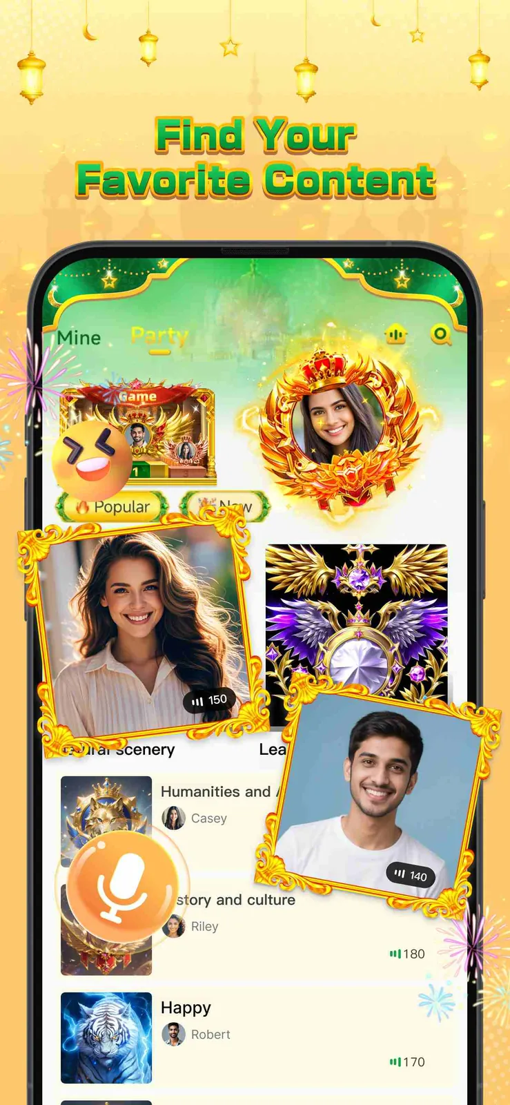 Faya Star - Voice Chat & Fun screenshot 3