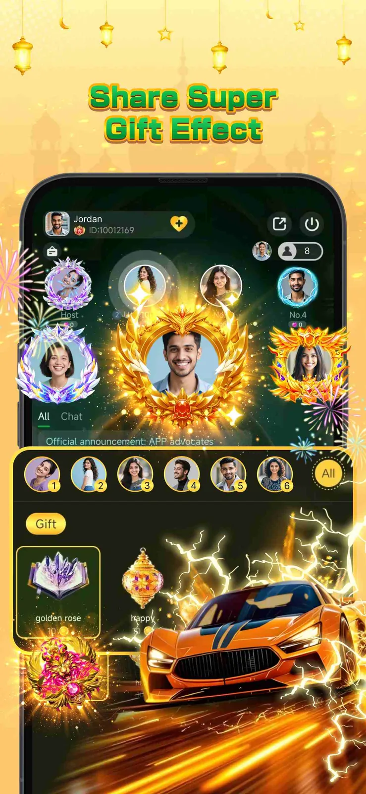 Faya Star - Voice Chat & Fun screenshot 4