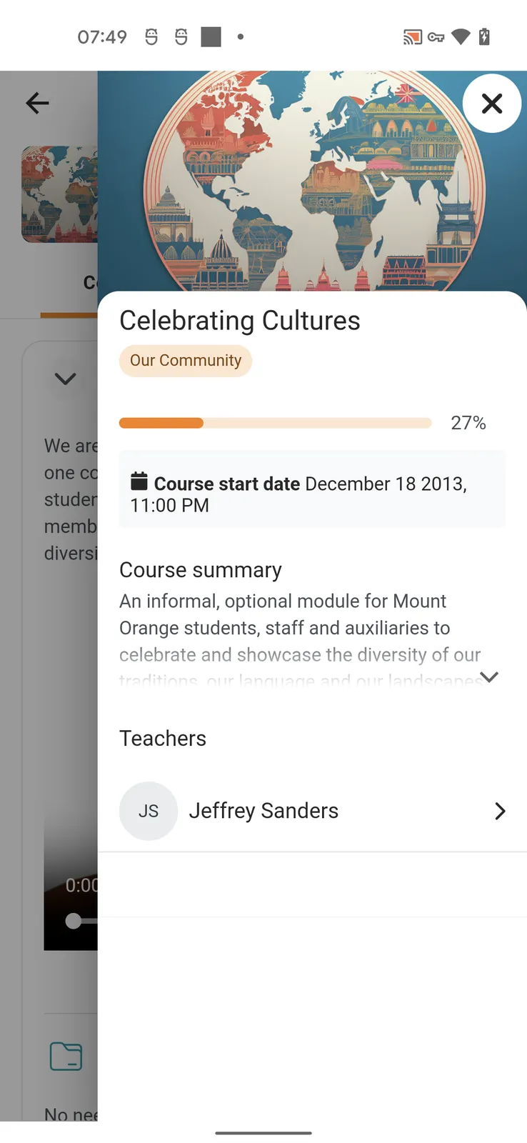 Moodle screenshot 3