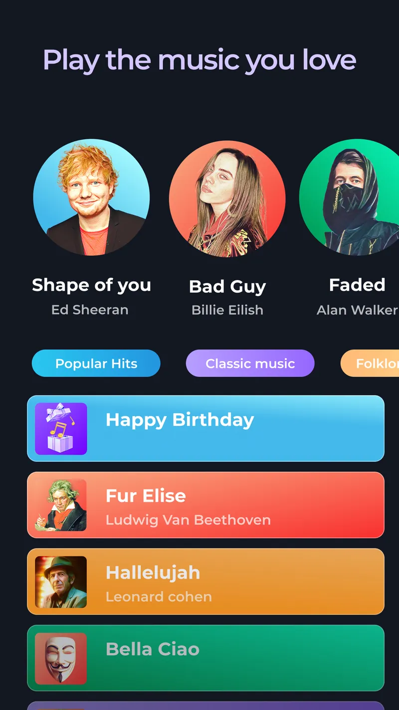 Piano - music & songs games screenshot 2