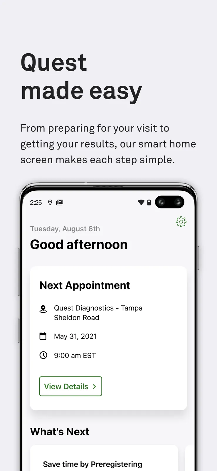 MyQuest for Patients screenshot 1