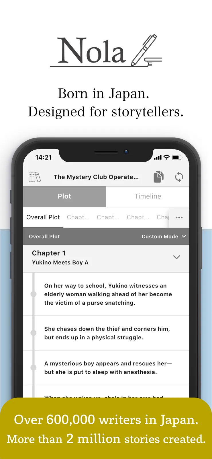 Nola: Story Planner & Writing screenshot 1